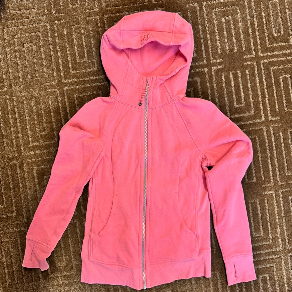 Pink lululemon Scuba Hoodie
